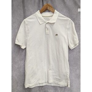 Banana Republic men Small Slim fit short sleeve polo shirt white